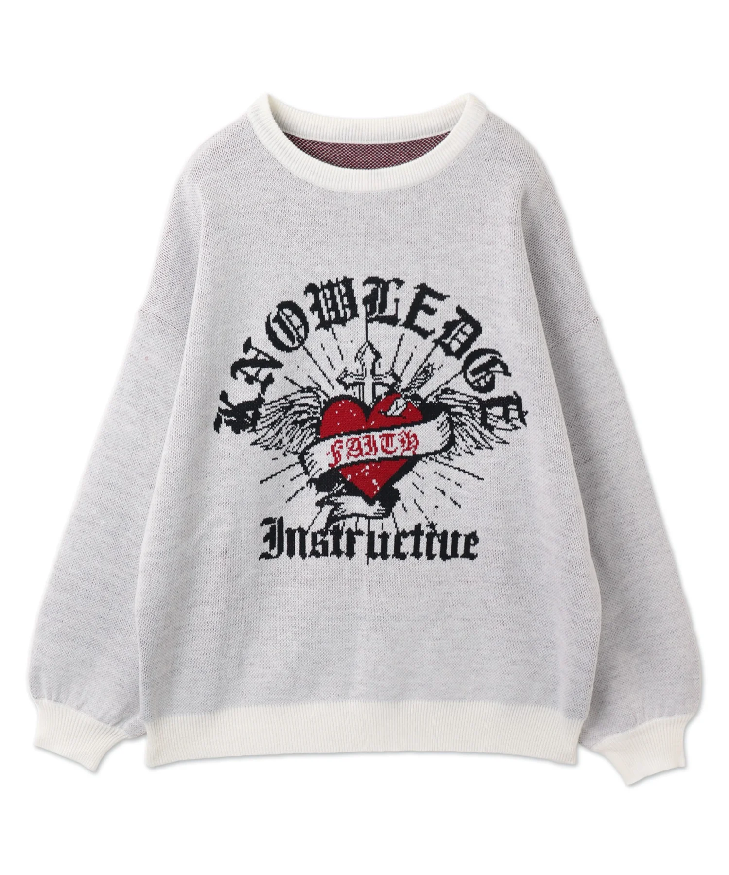 グラフィックBIGニットプルオーバー - Image 110