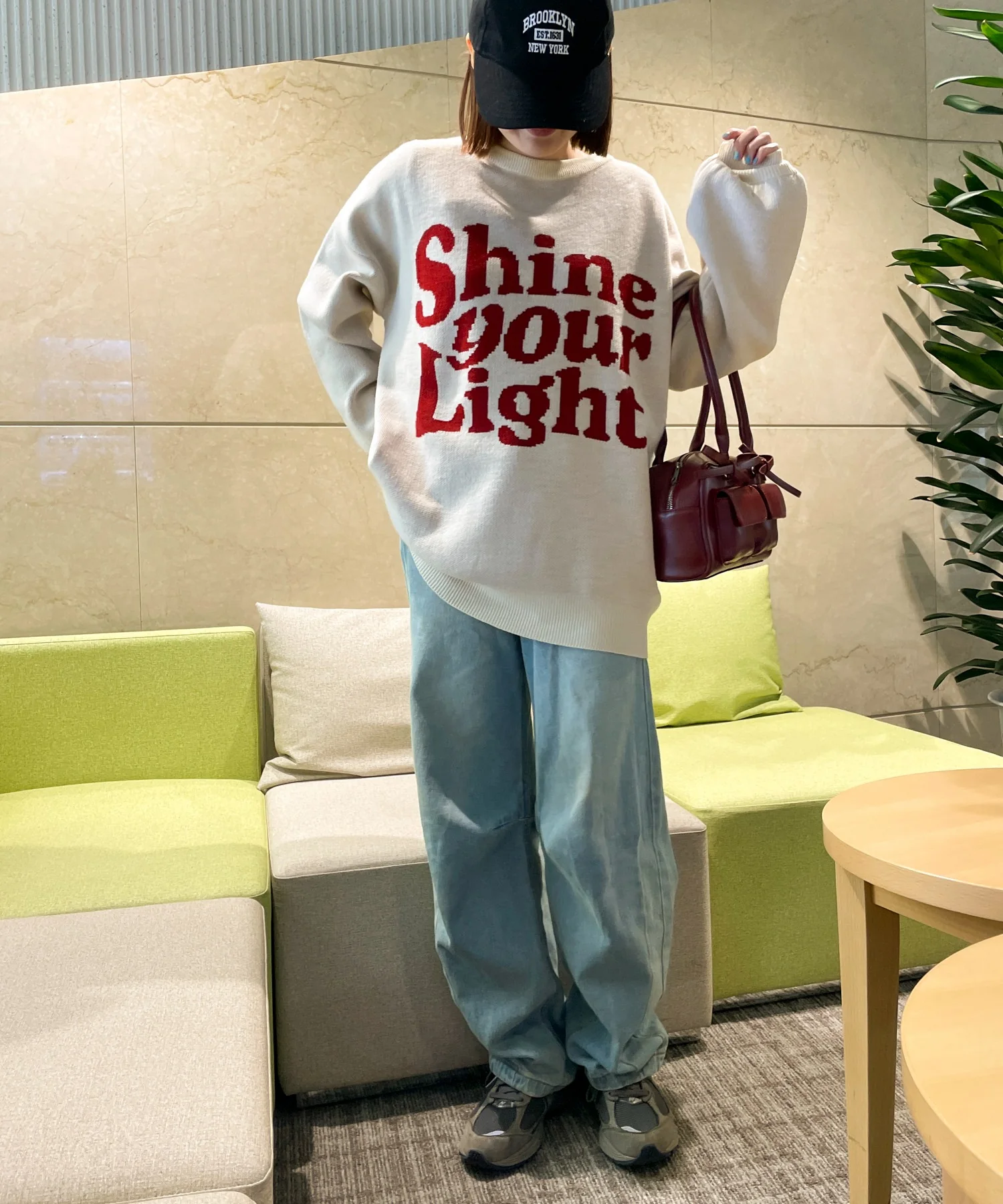 グラフィックBIGニットプルオーバー - Image 43