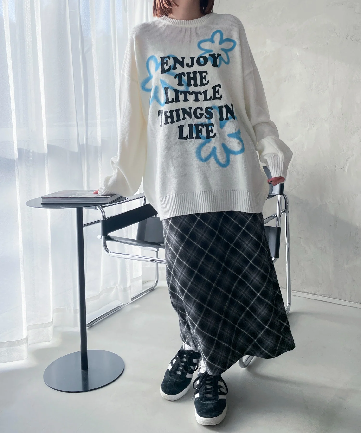 グラフィックBIGニットプルオーバー - Image 68