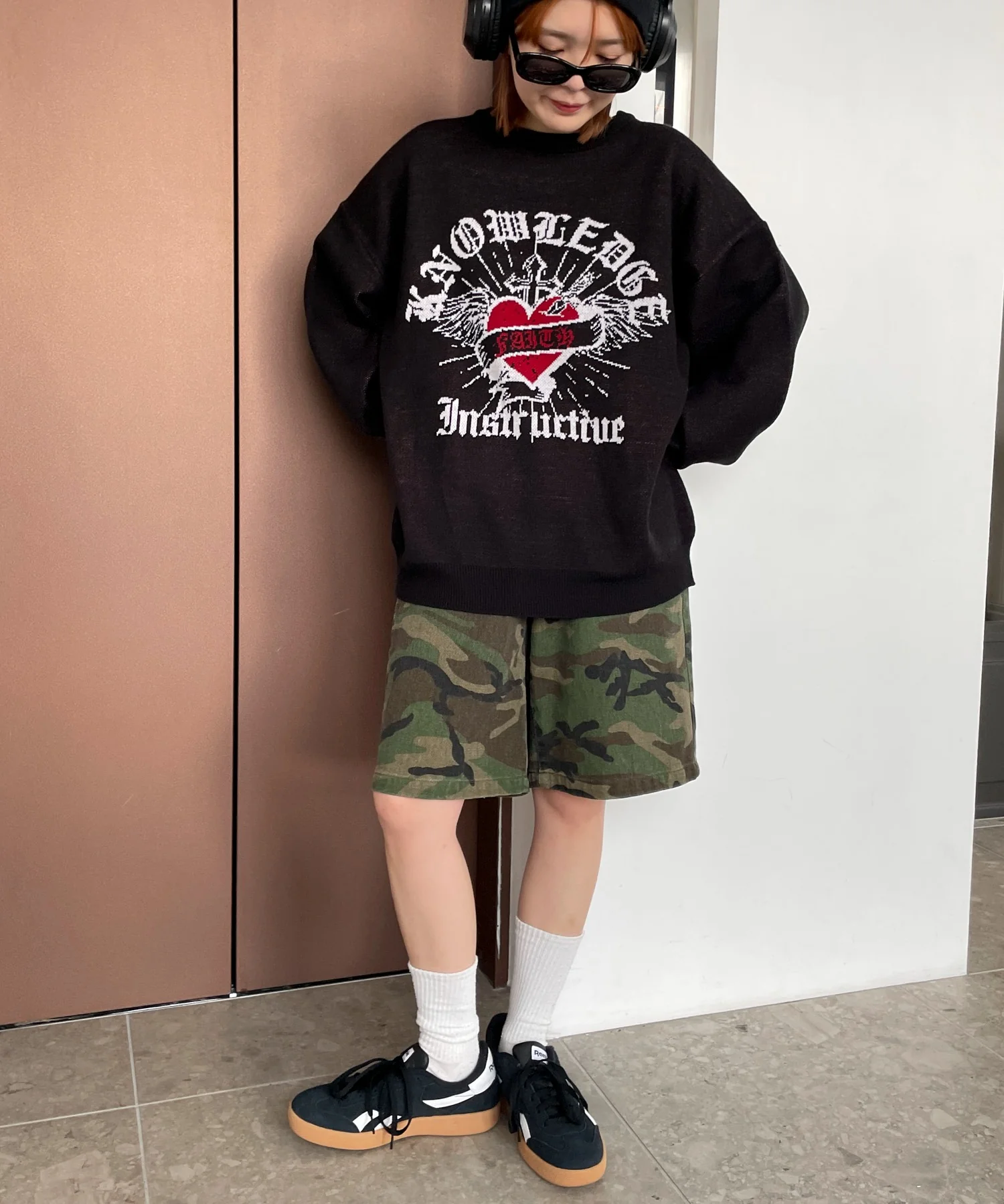 グラフィックBIGニットプルオーバー - Image 83