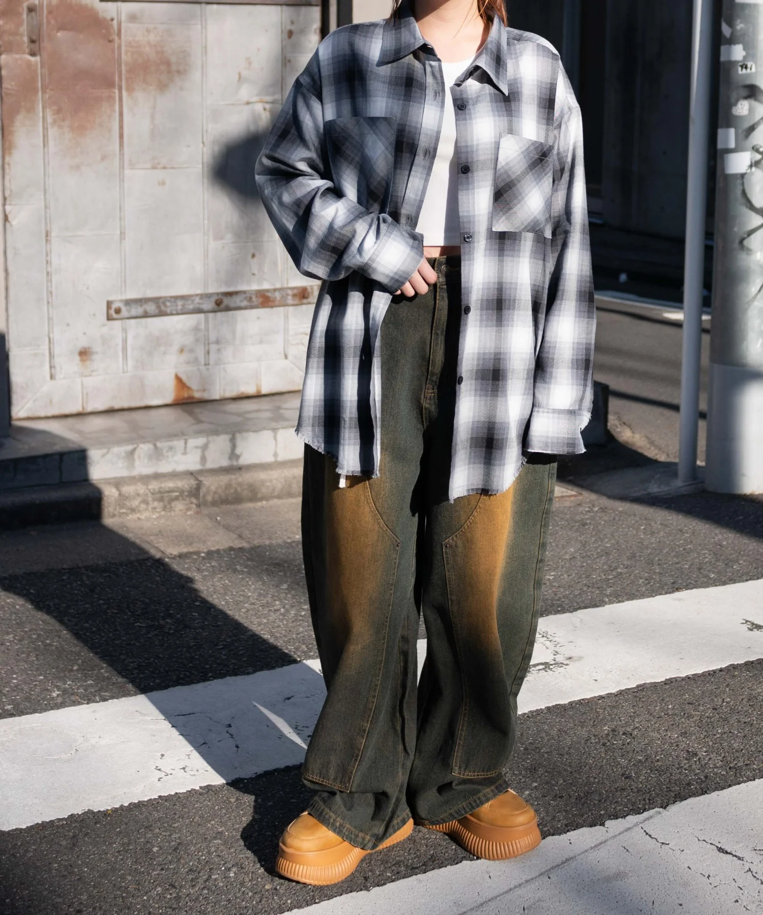 チェックBIGシャツ - Image 19