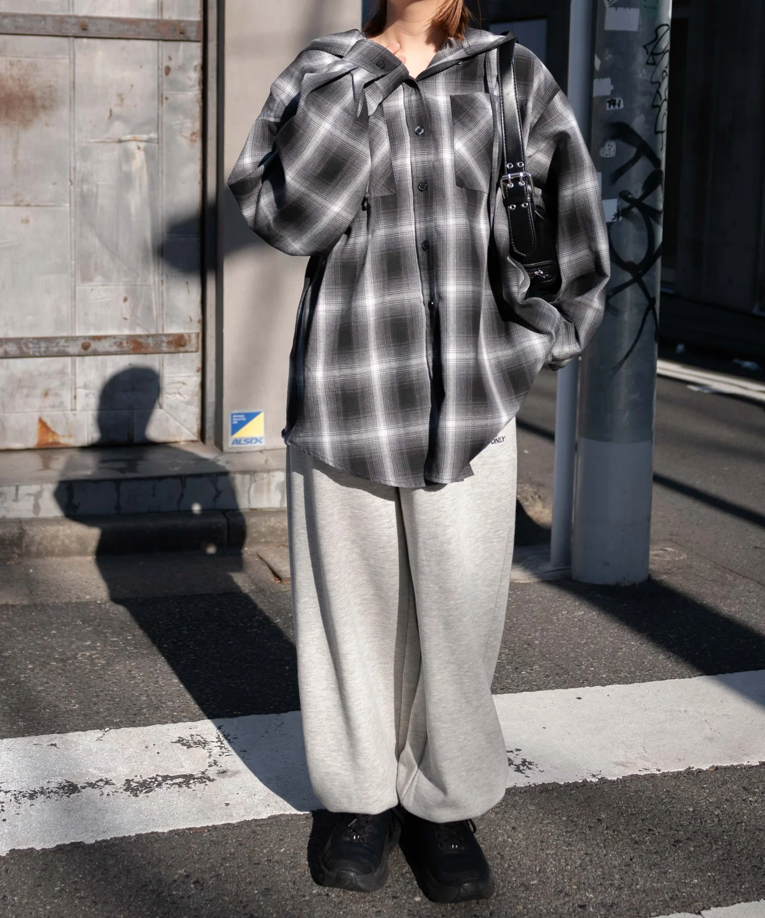 フードチェックBIGシャツ - Image 16