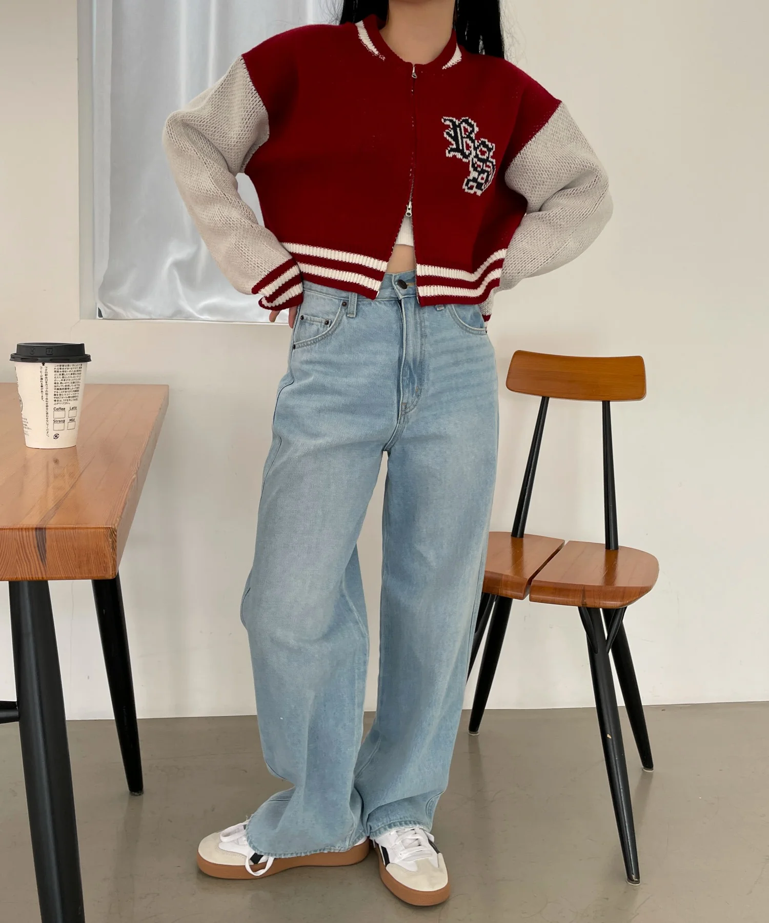 ニットショートスタジャン - Image 12