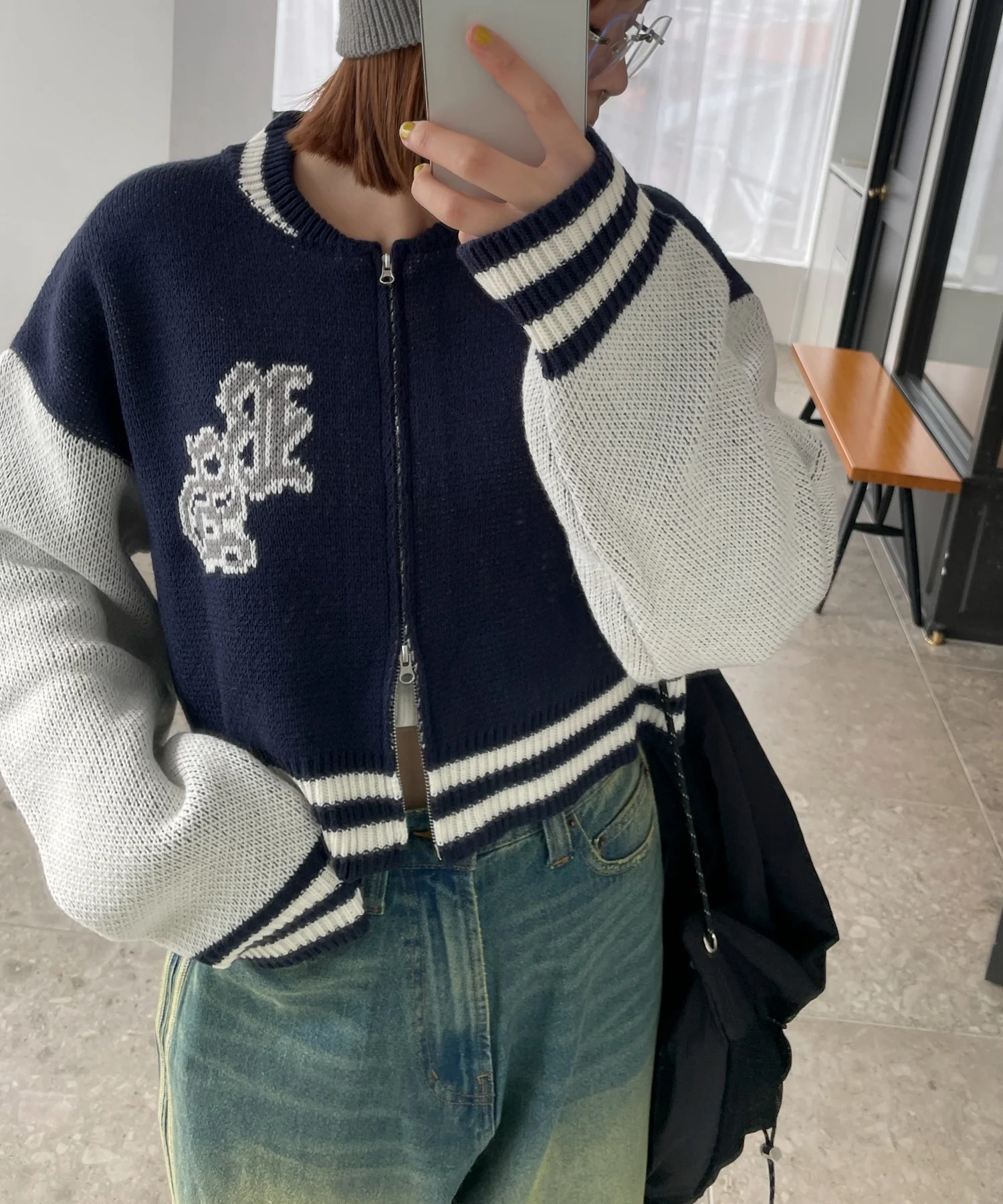ニットショートスタジャン - Image 16