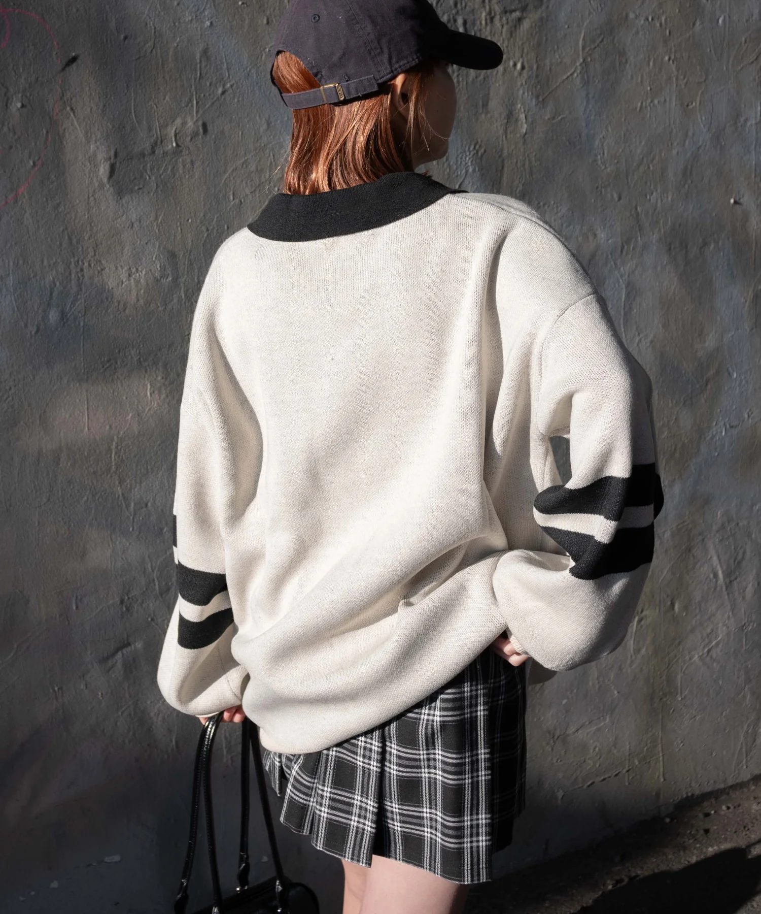 襟付きロゴジャガードニット - Image 10