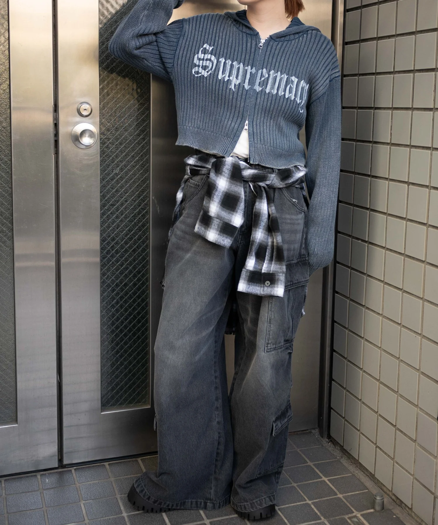 ストーンウォッシュニットパーカー - Image 11
