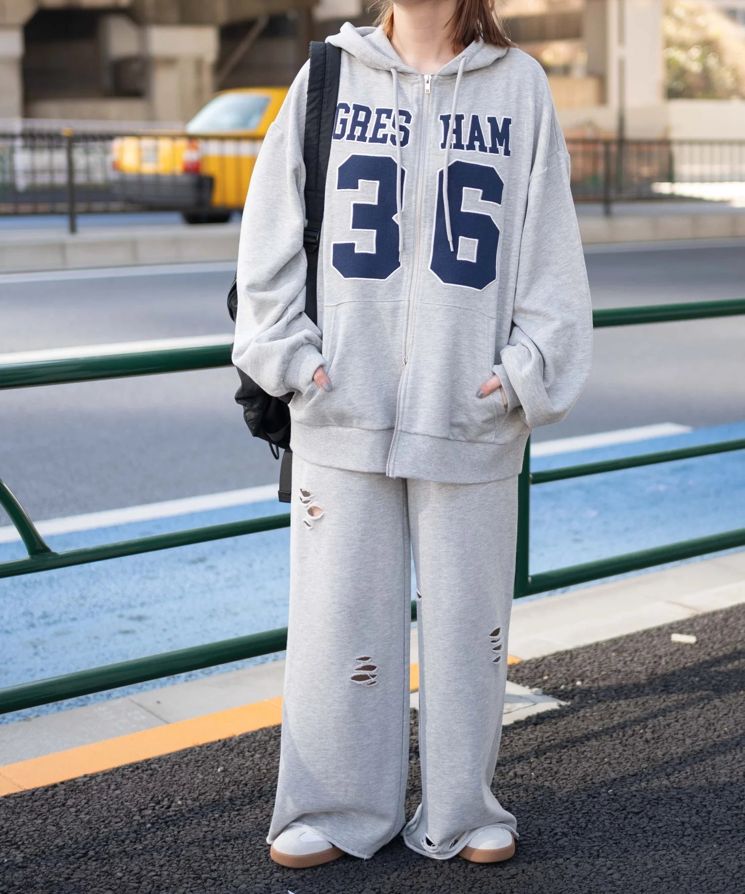 ナンバリングビッグジップパーカー - Image 3