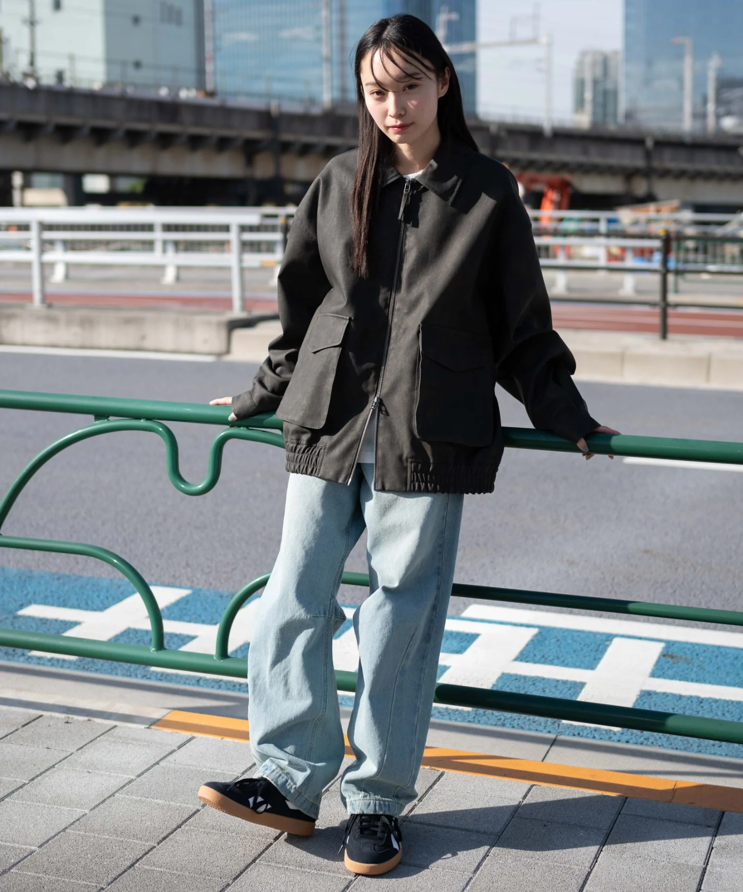 合皮ダブルZIPフライトジャケット - Image 6