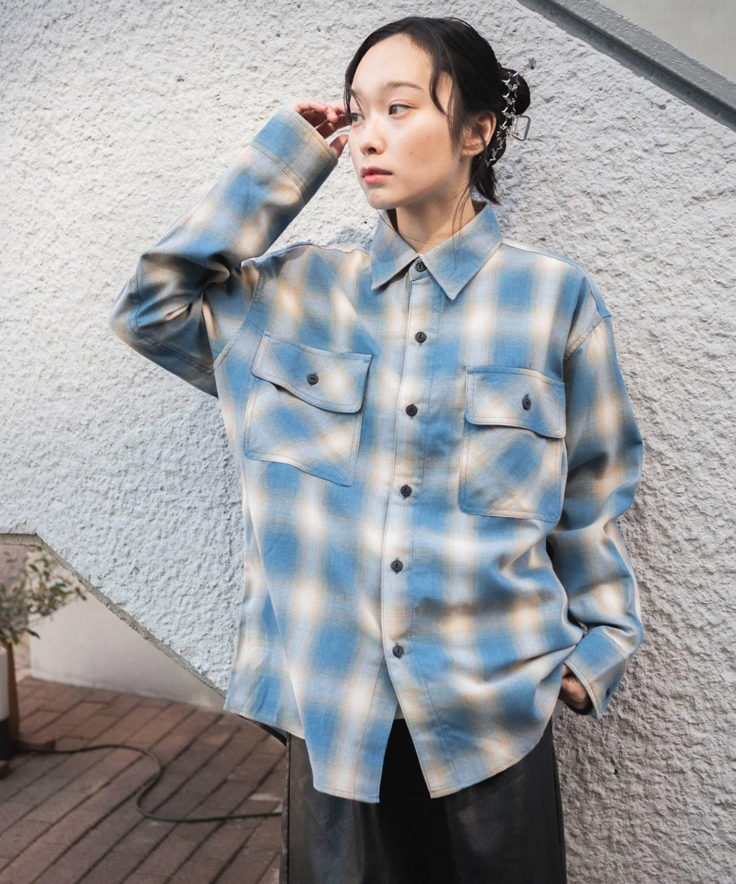 オンブレチェックシャツ(LS) - Image 50