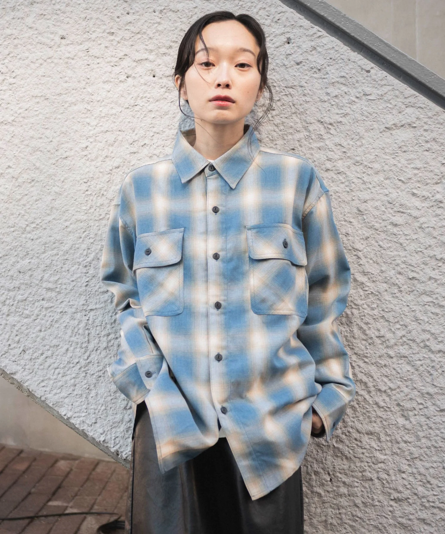 オンブレチェックシャツ(LS) - Image 9