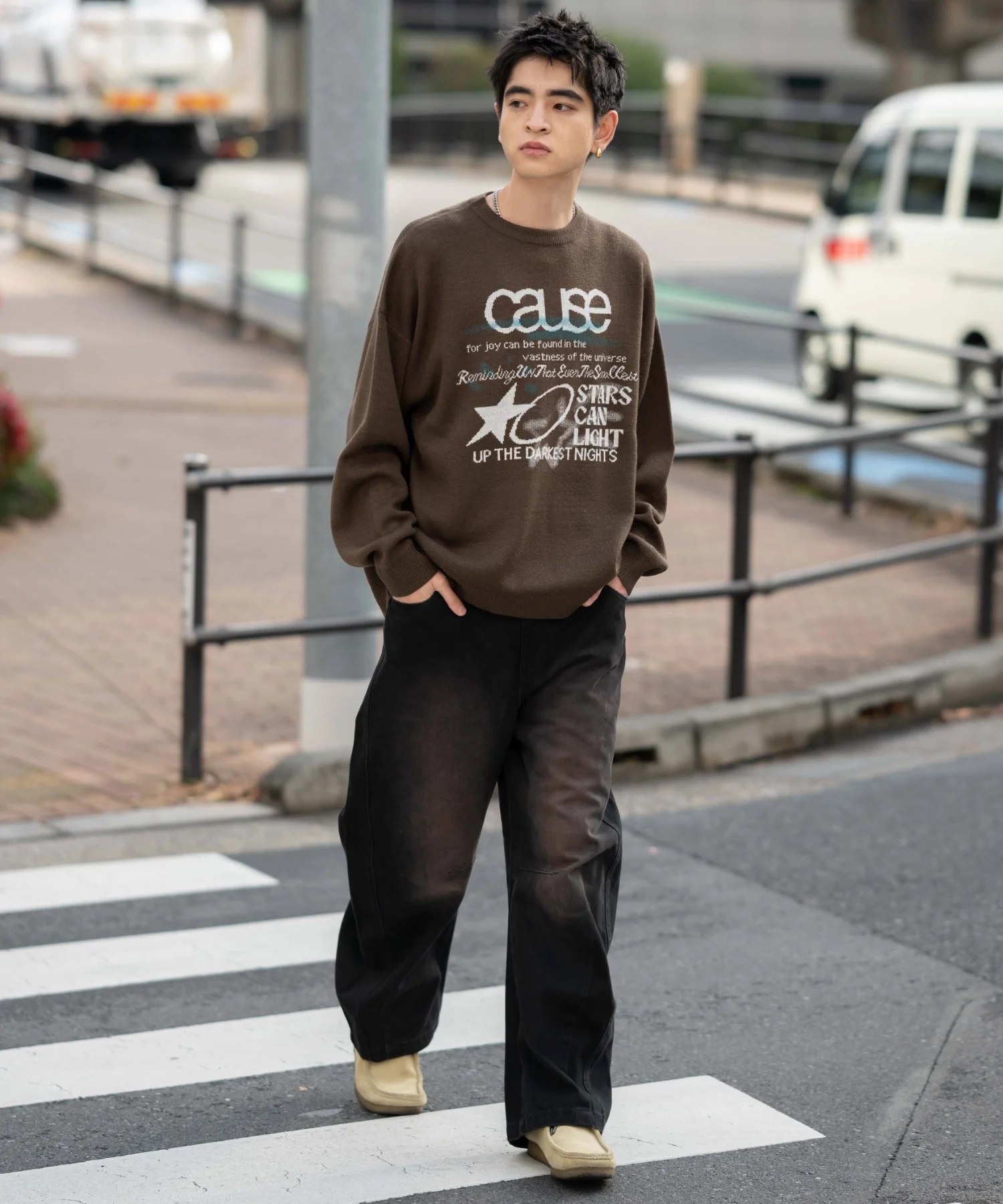 スプレーグラフィックニットプルオーバー - Image 12