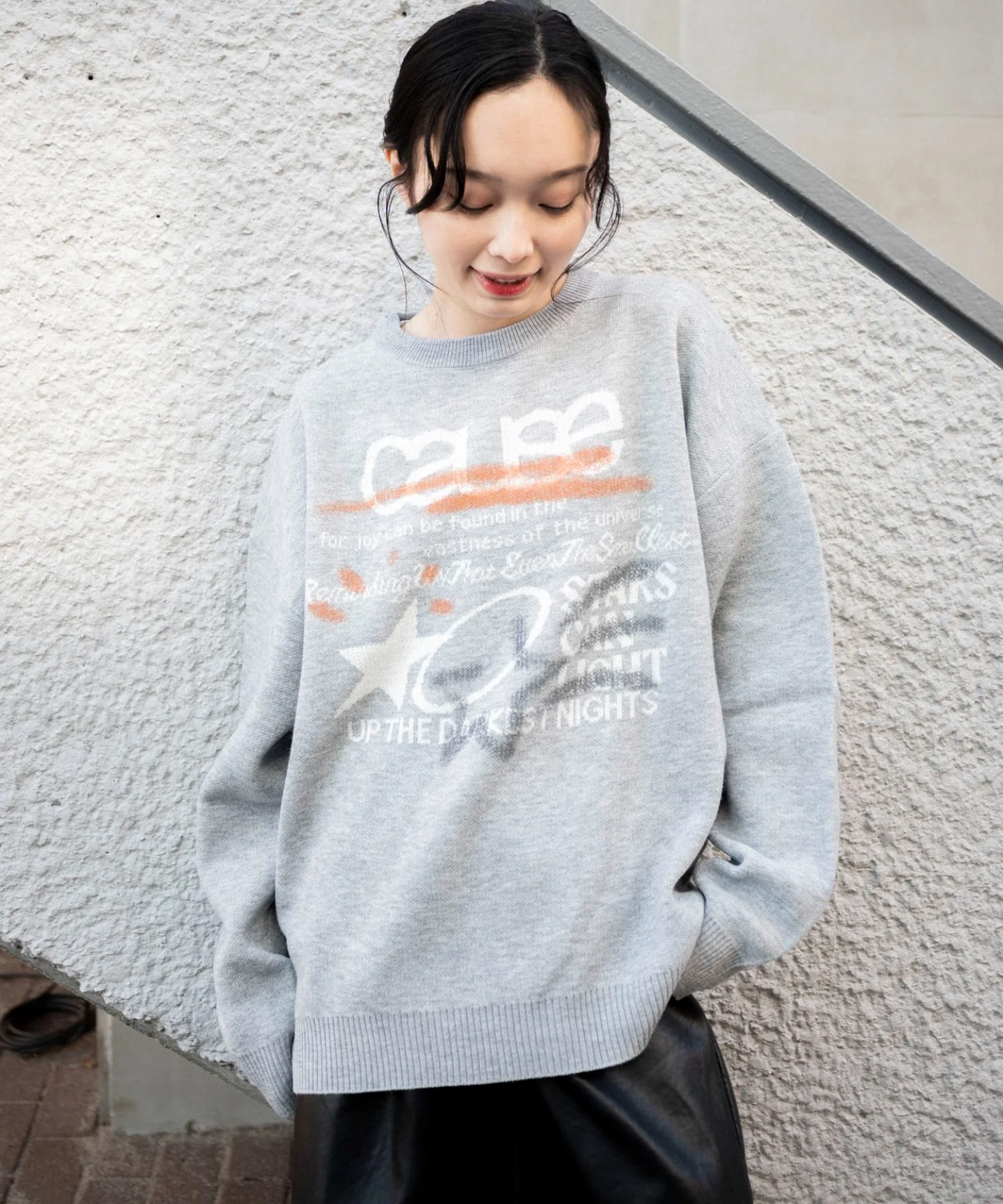 スプレーグラフィックニットプルオーバー - Image 25