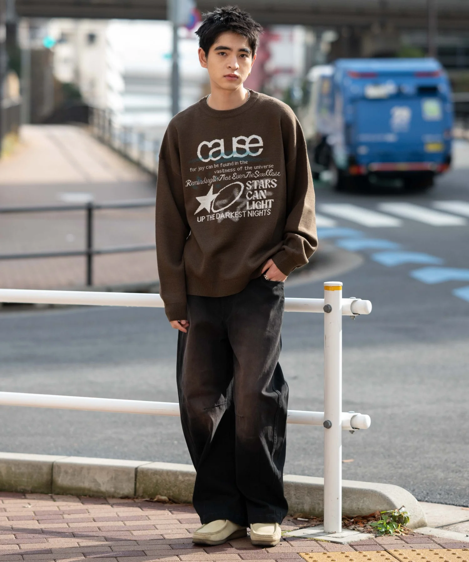 スプレーグラフィックニットプルオーバー - Image 4