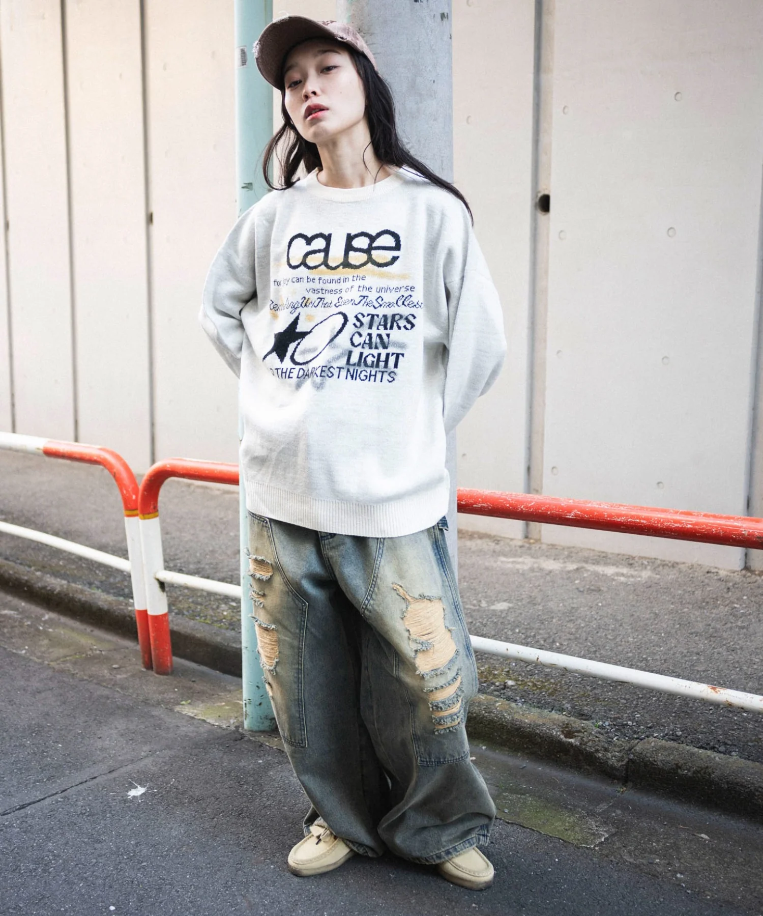 スプレーグラフィックニットプルオーバー - Image 6
