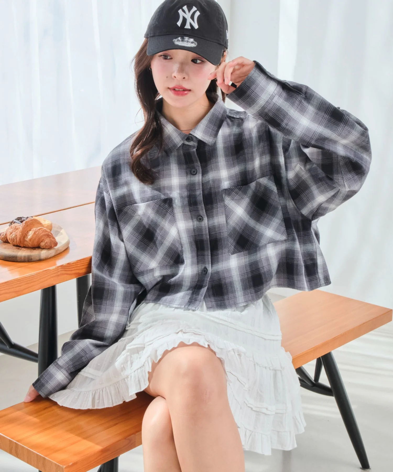 チェックショートシャツ - Image 2