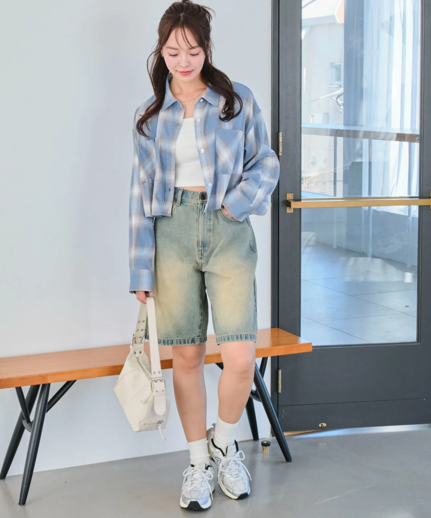 チェックショートシャツ - Image 3