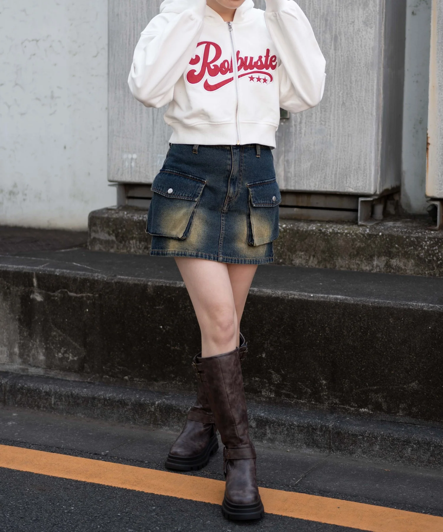 ロゴジップショートパーカー - Image 14