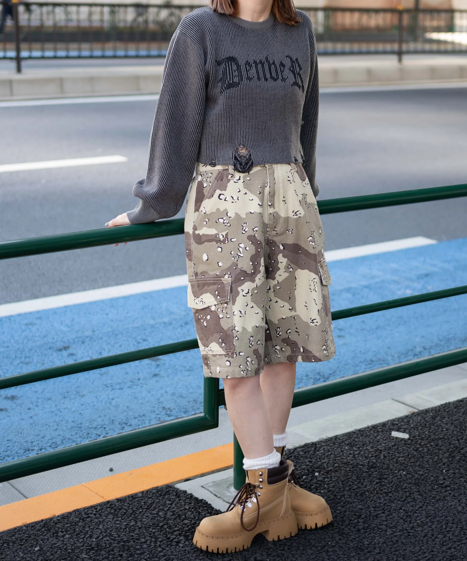ダメージショートニットPO - Image 4