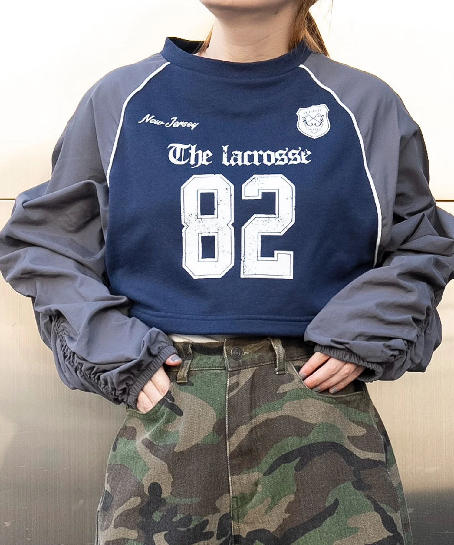 ナイロンスリーブナンバリングスウェット - Image 14