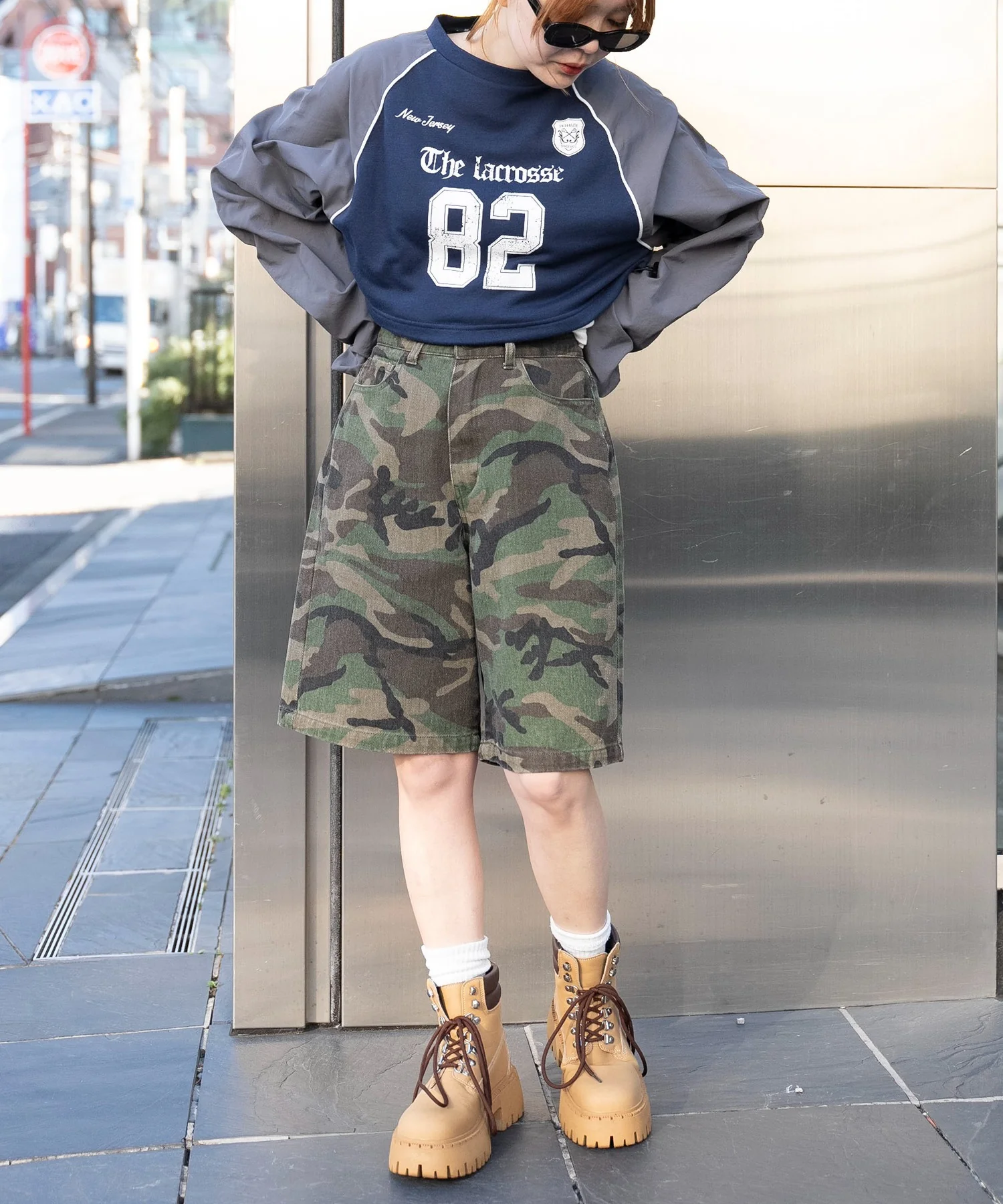 ナイロンスリーブナンバリングスウェット - Image 17