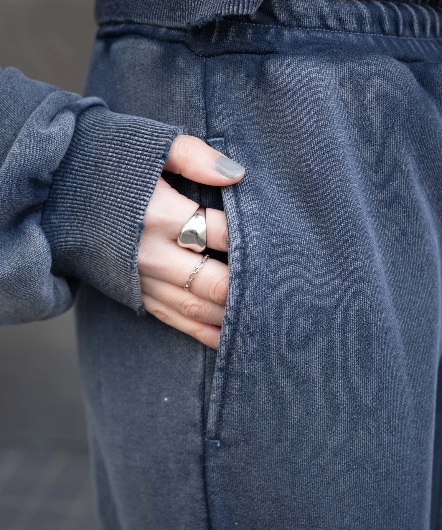 ダメージスウェットワイドパンツ - Image 10