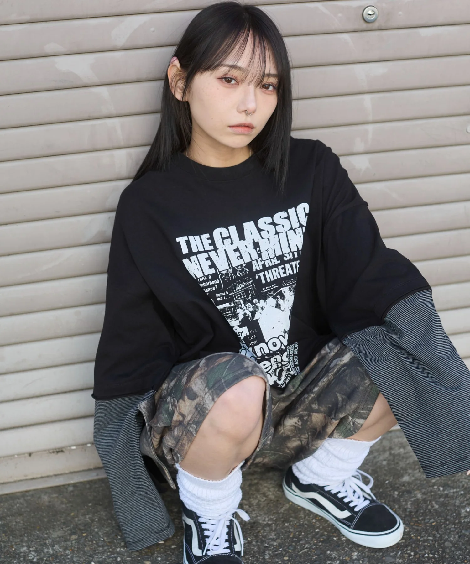 フェイクレイヤードグラフィックT（LS） - Image 2