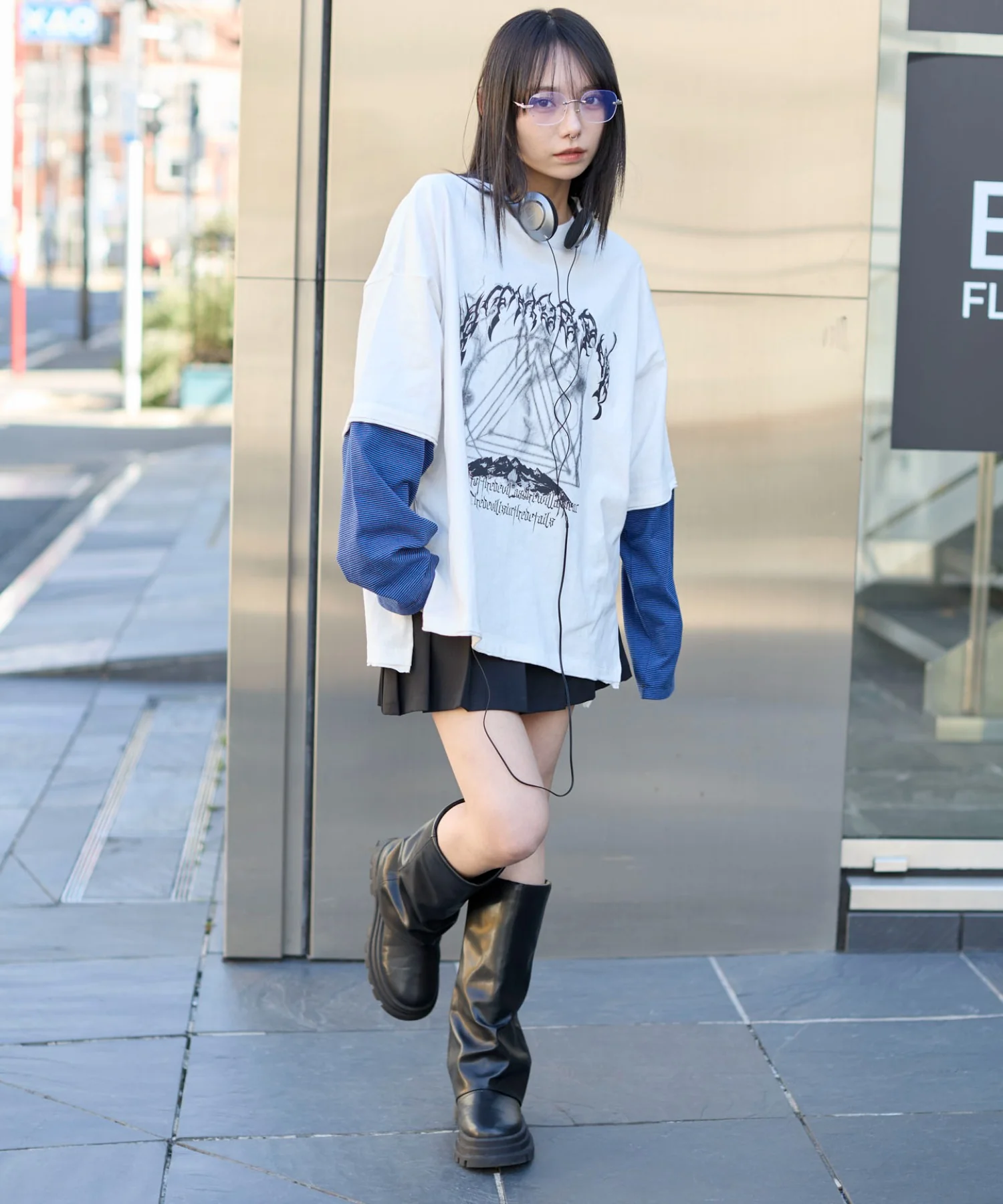 フェイクレイヤードグラフィックT（LS） - Image 6