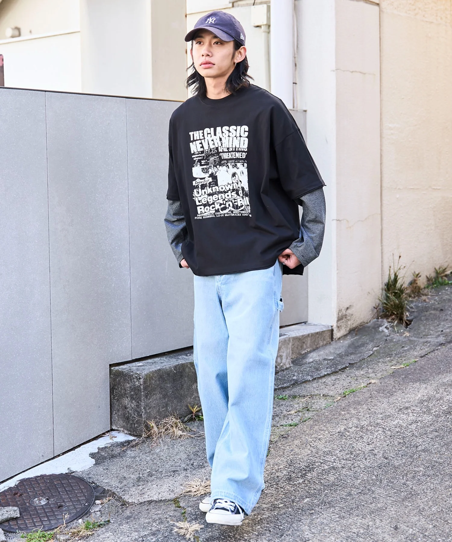 フェイクレイヤードグラフィックT（LS） - Image 9