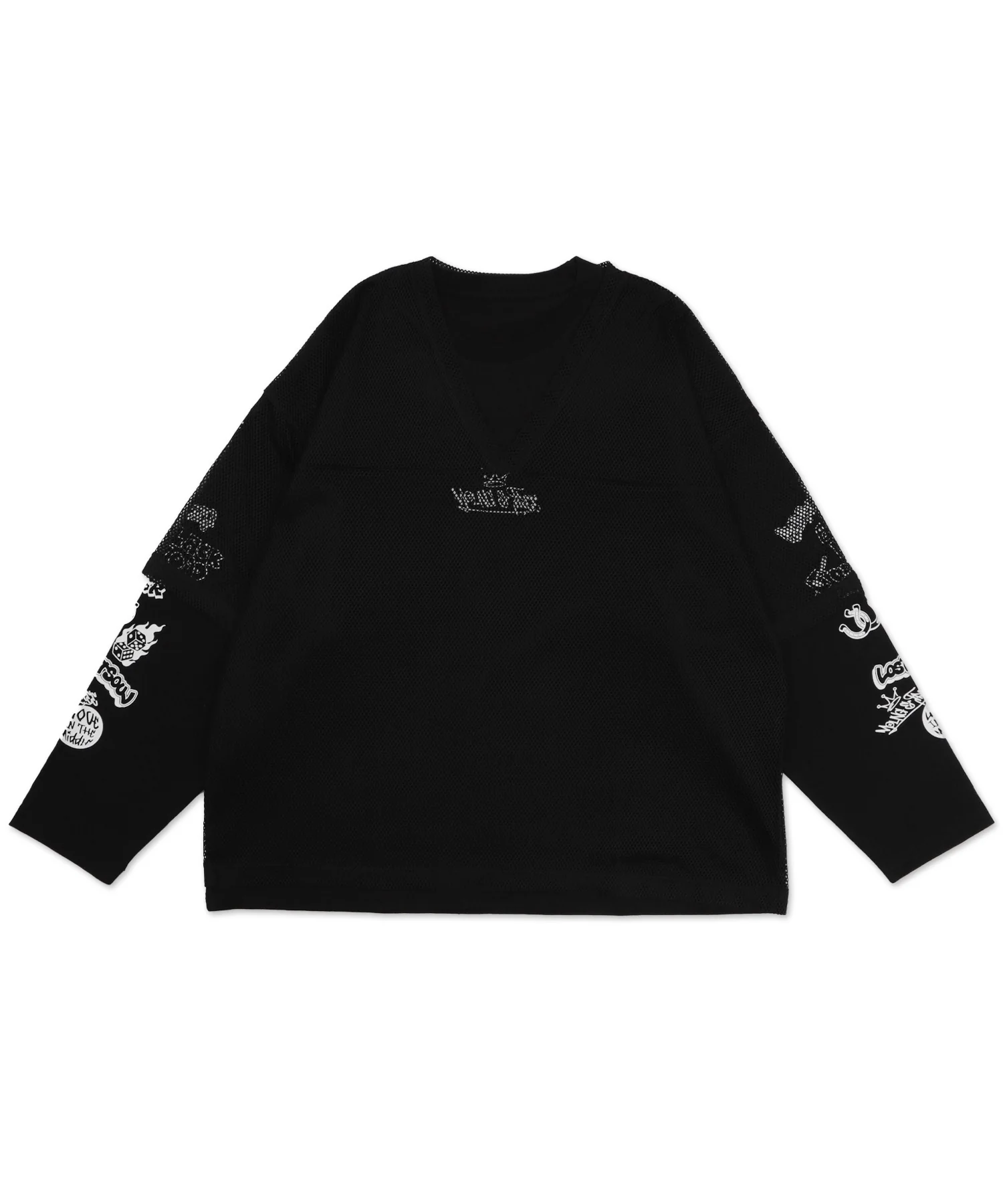 メッシュスリーブロゴアンサンブルT - Image 27