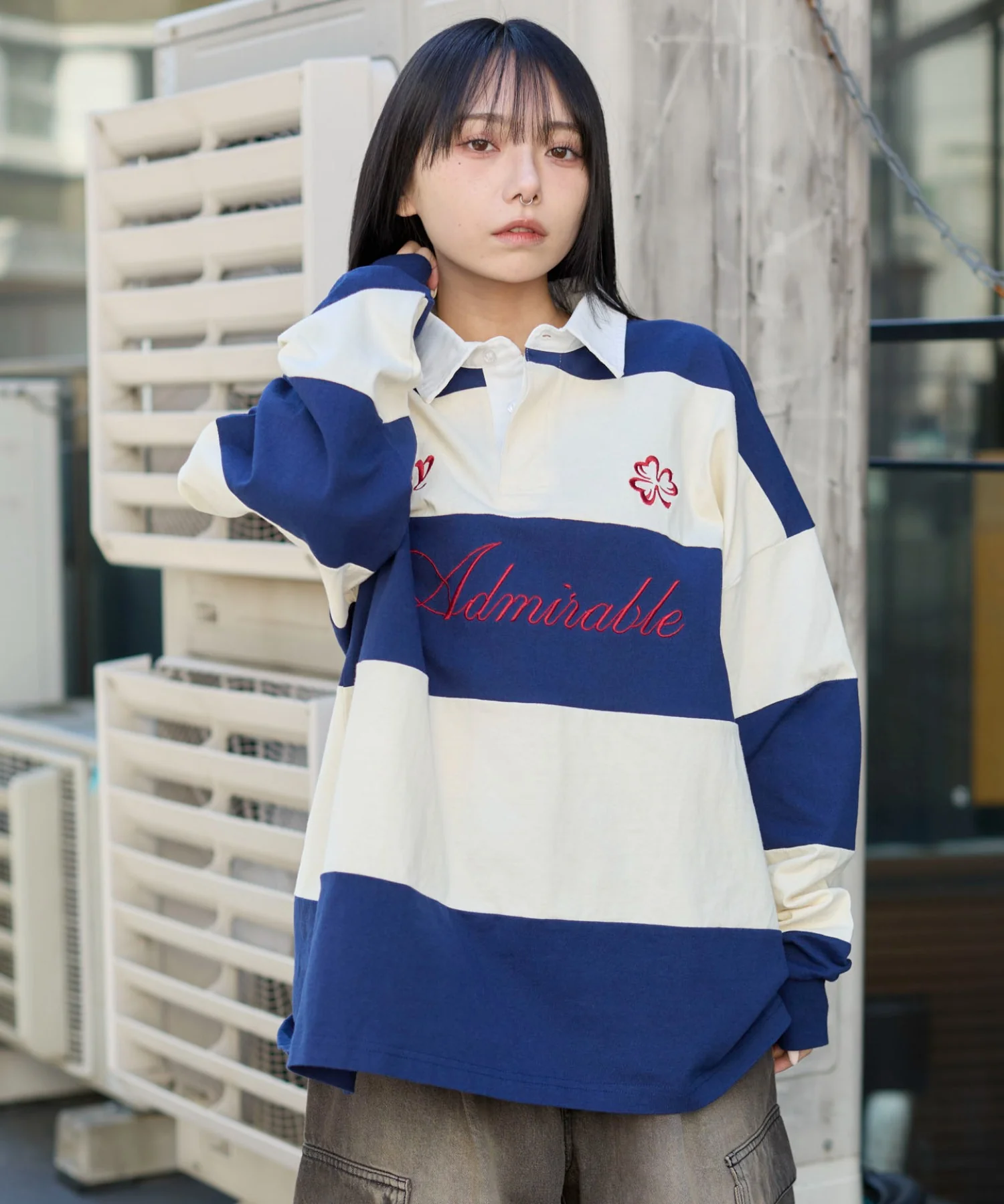 グラフィックラガーシャツ - Image 14