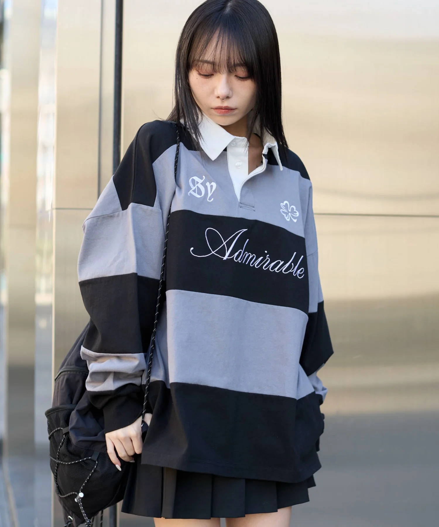 グラフィックラガーシャツ - Image 23