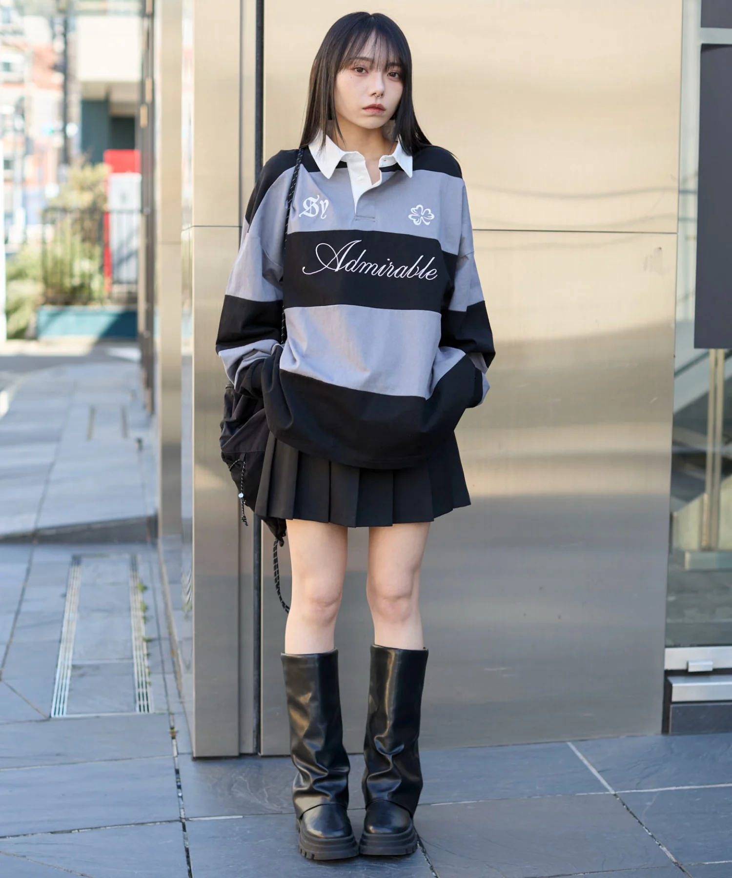グラフィックラガーシャツ - Image 26