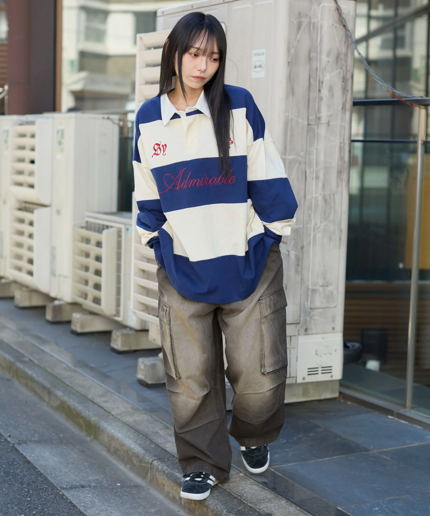 グラフィックラガーシャツ - Image 4