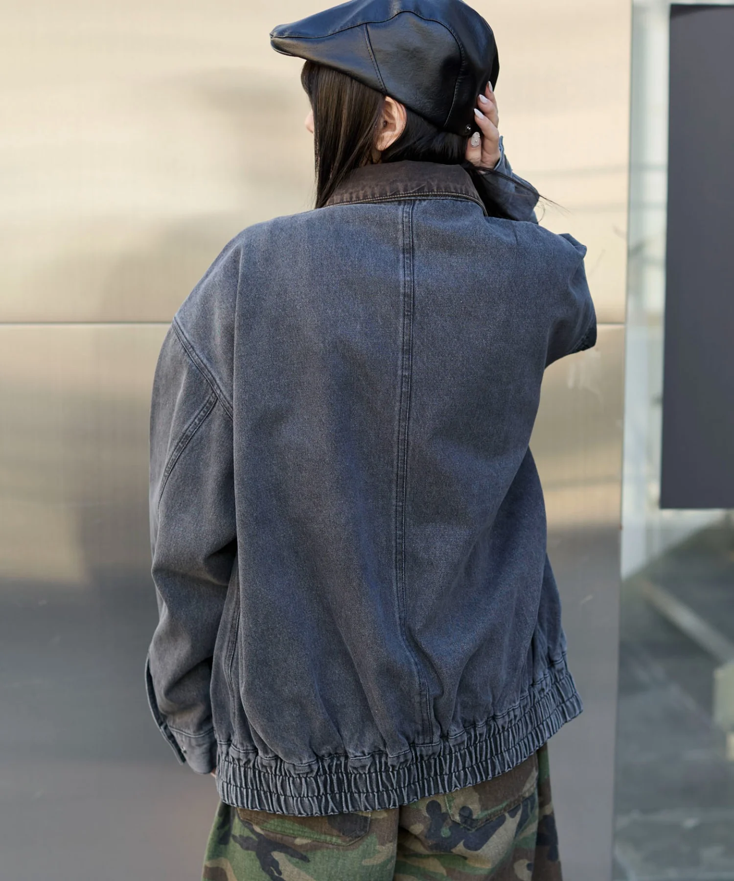 ワーカーズWジップデニムブルゾン - Image 13