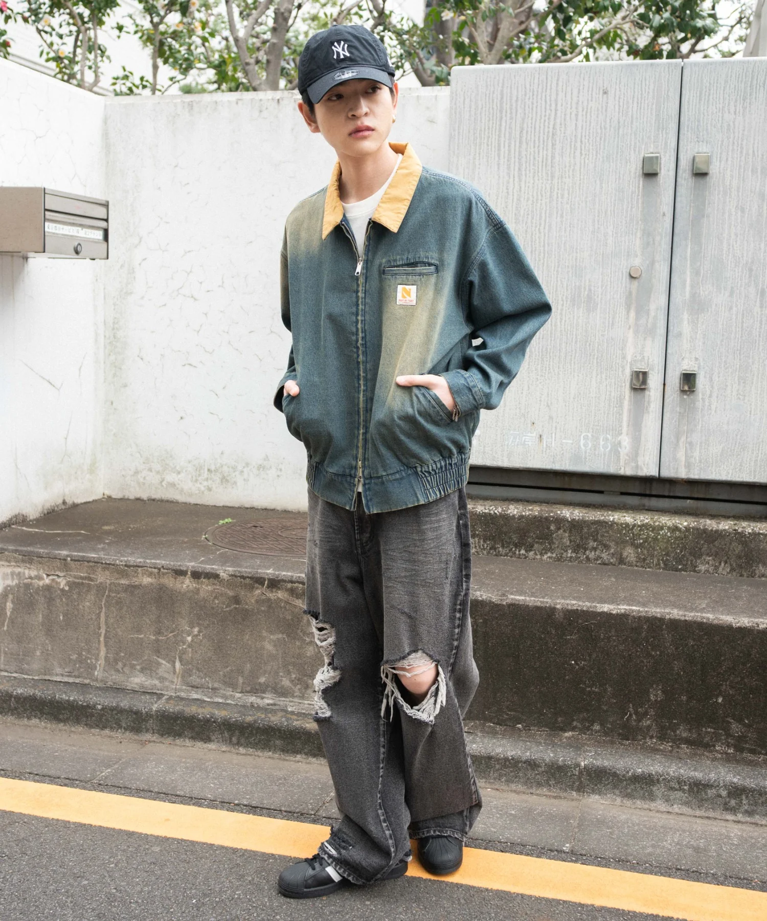 ワーカーズWジップデニムブルゾン - Image 32
