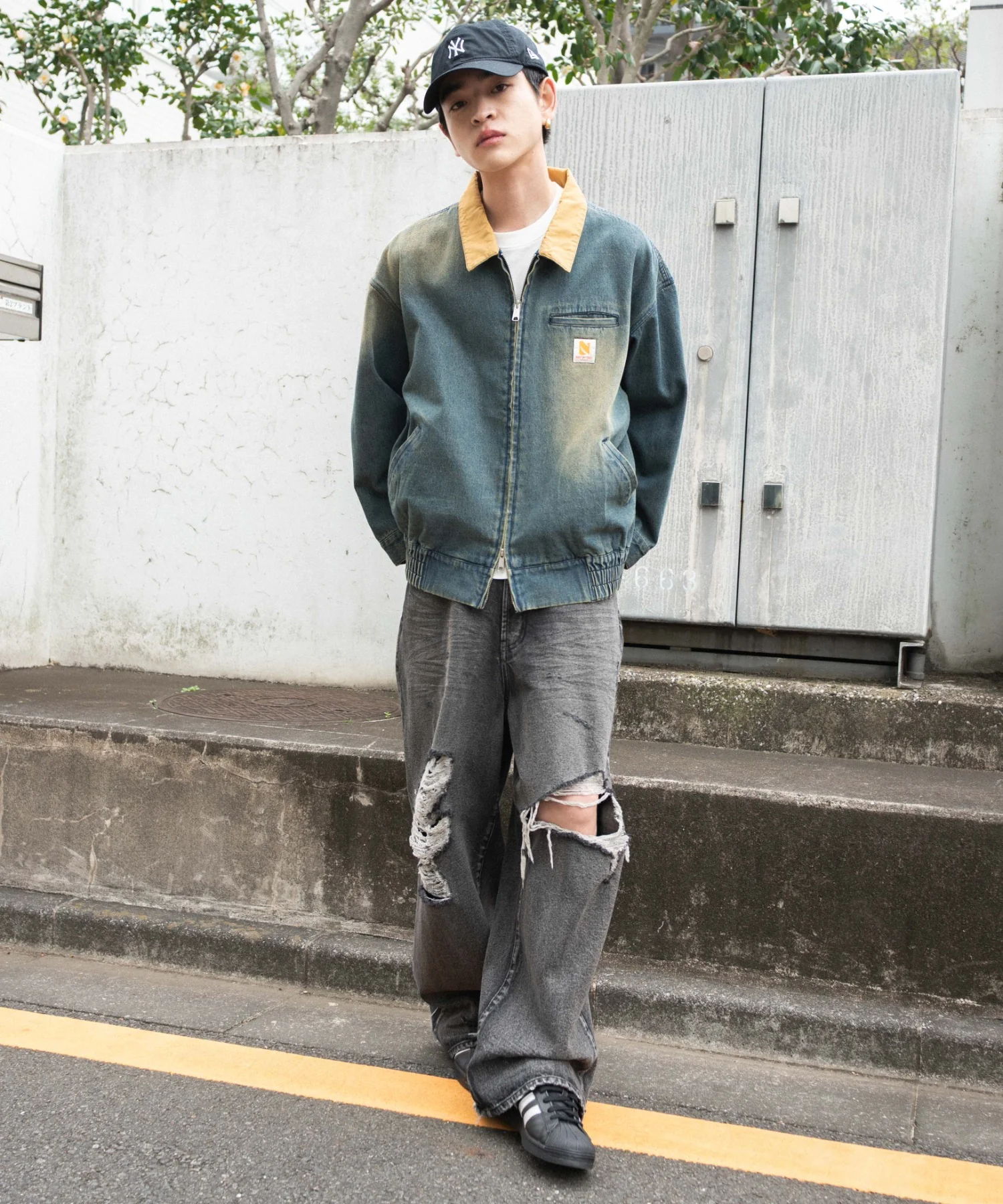 ワーカーズWジップデニムブルゾン - Image 33