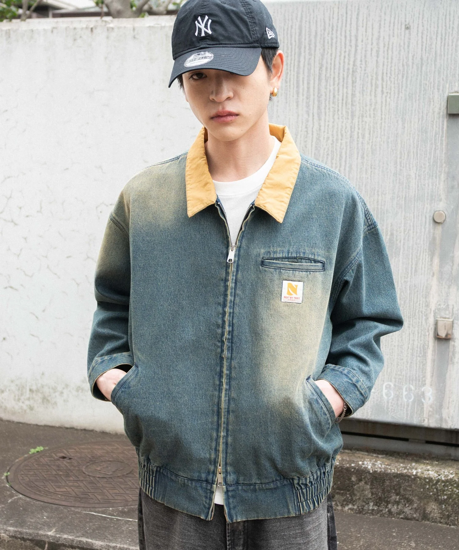 ワーカーズWジップデニムブルゾン - Image 34