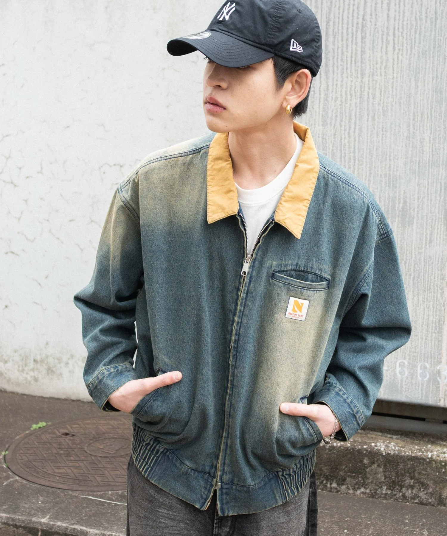 ワーカーズWジップデニムブルゾン - Image 36