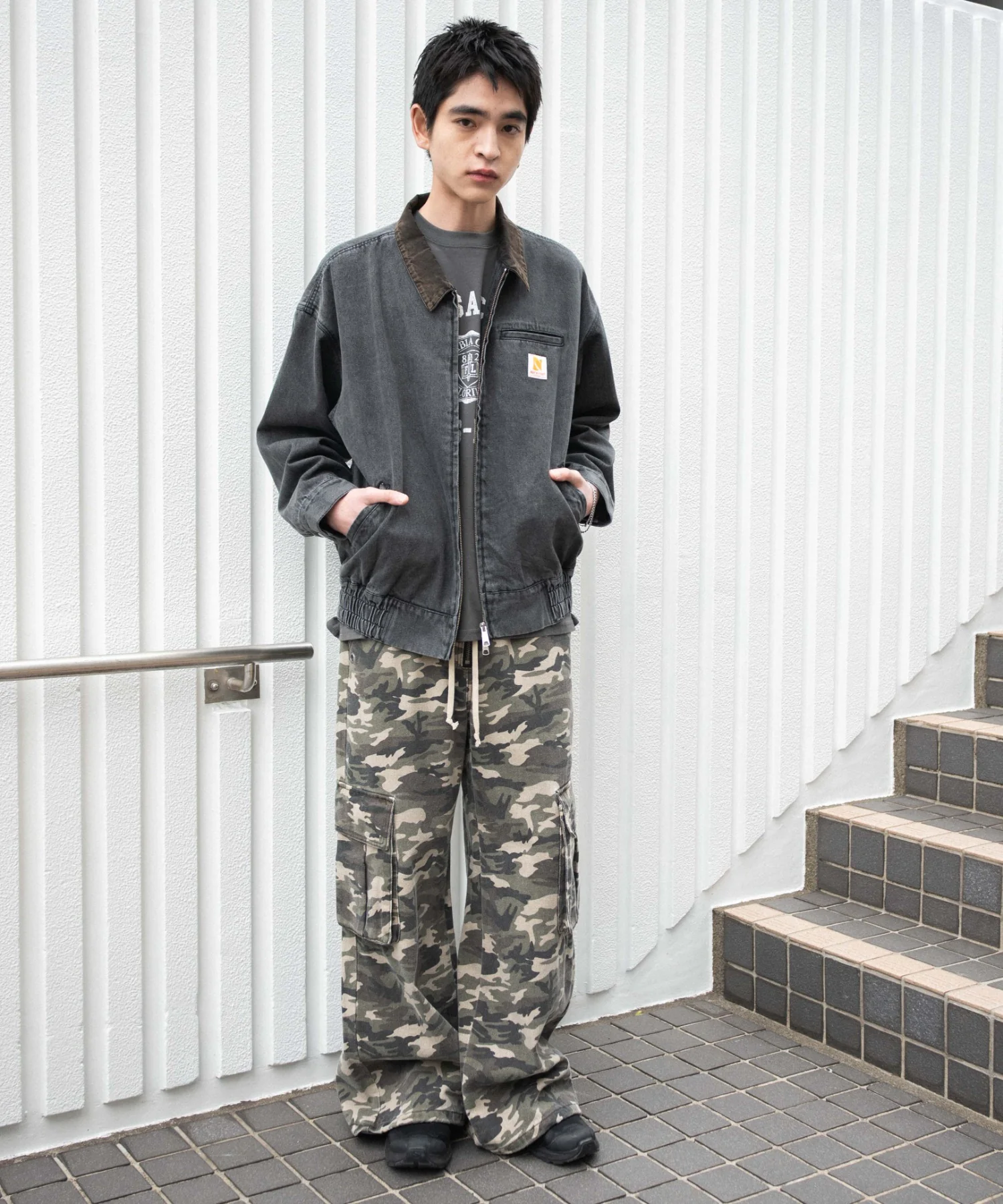 ワーカーズWジップデニムブルゾン - Image 40