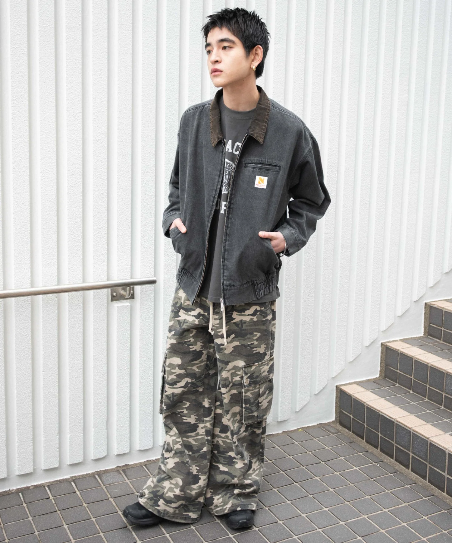 ワーカーズWジップデニムブルゾン - Image 42