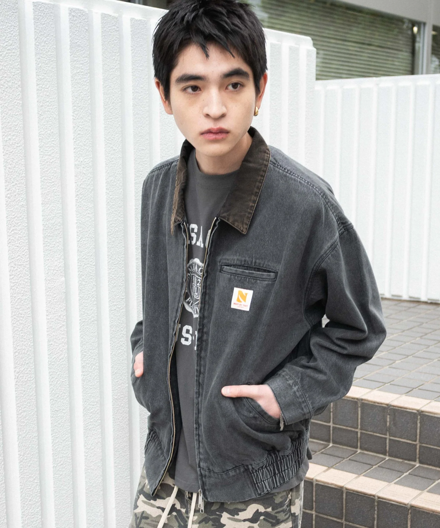 ワーカーズWジップデニムブルゾン - Image 43
