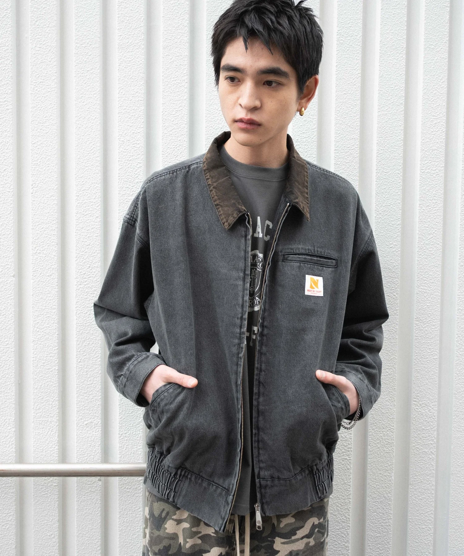 ワーカーズWジップデニムブルゾン - Image 44
