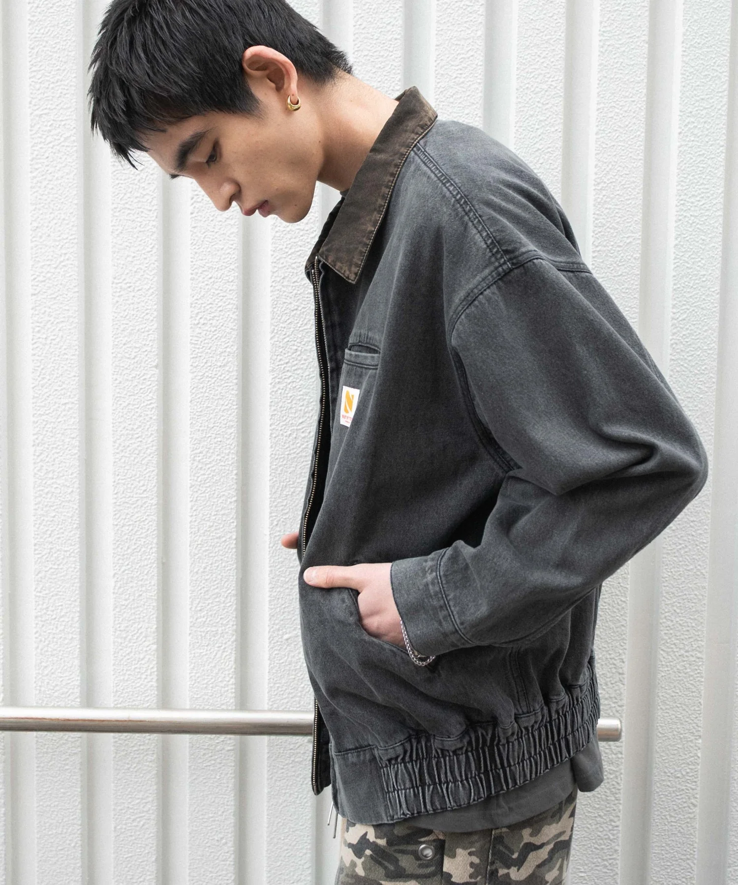 ワーカーズWジップデニムブルゾン - Image 46