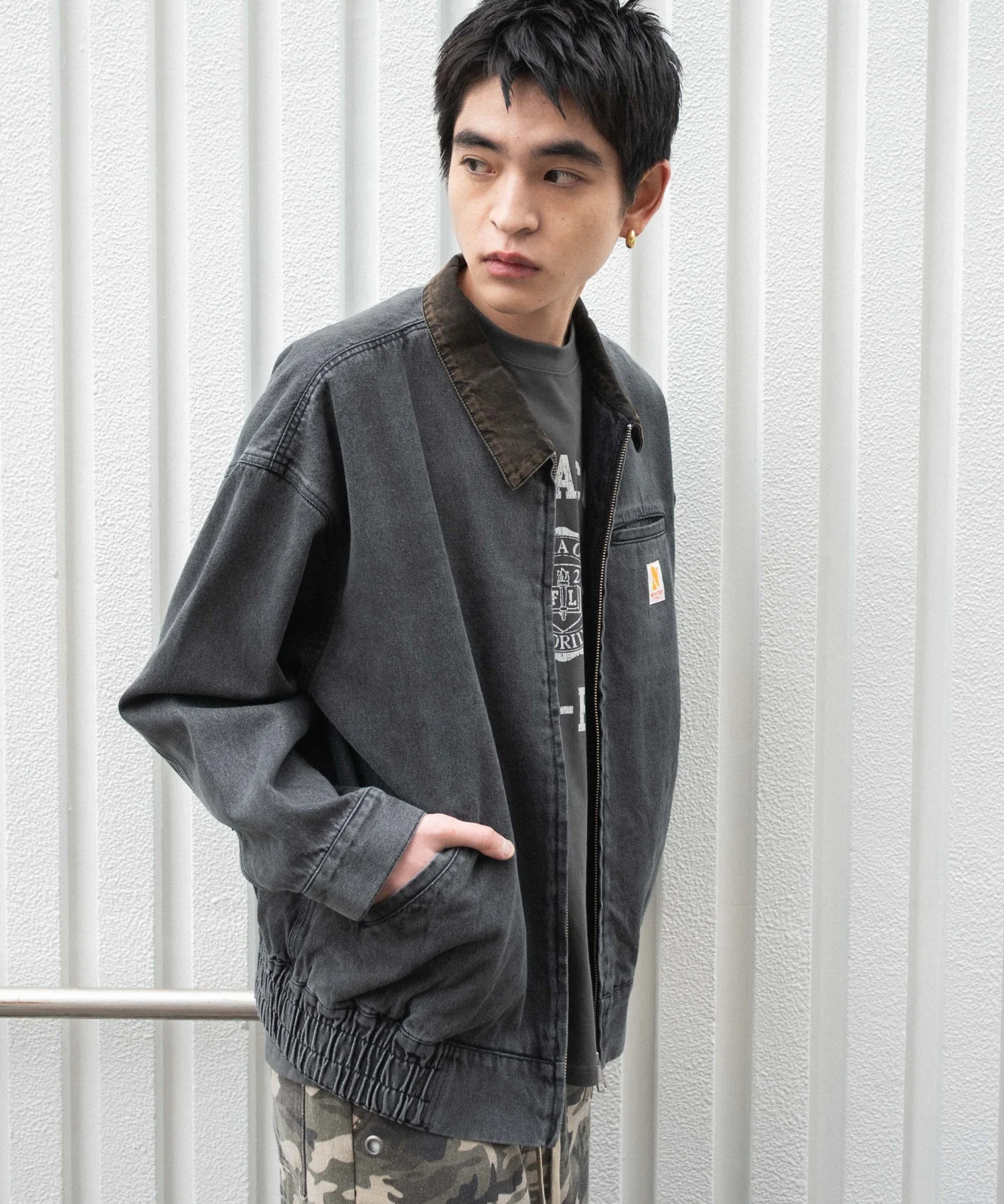 ワーカーズWジップデニムブルゾン - Image 47