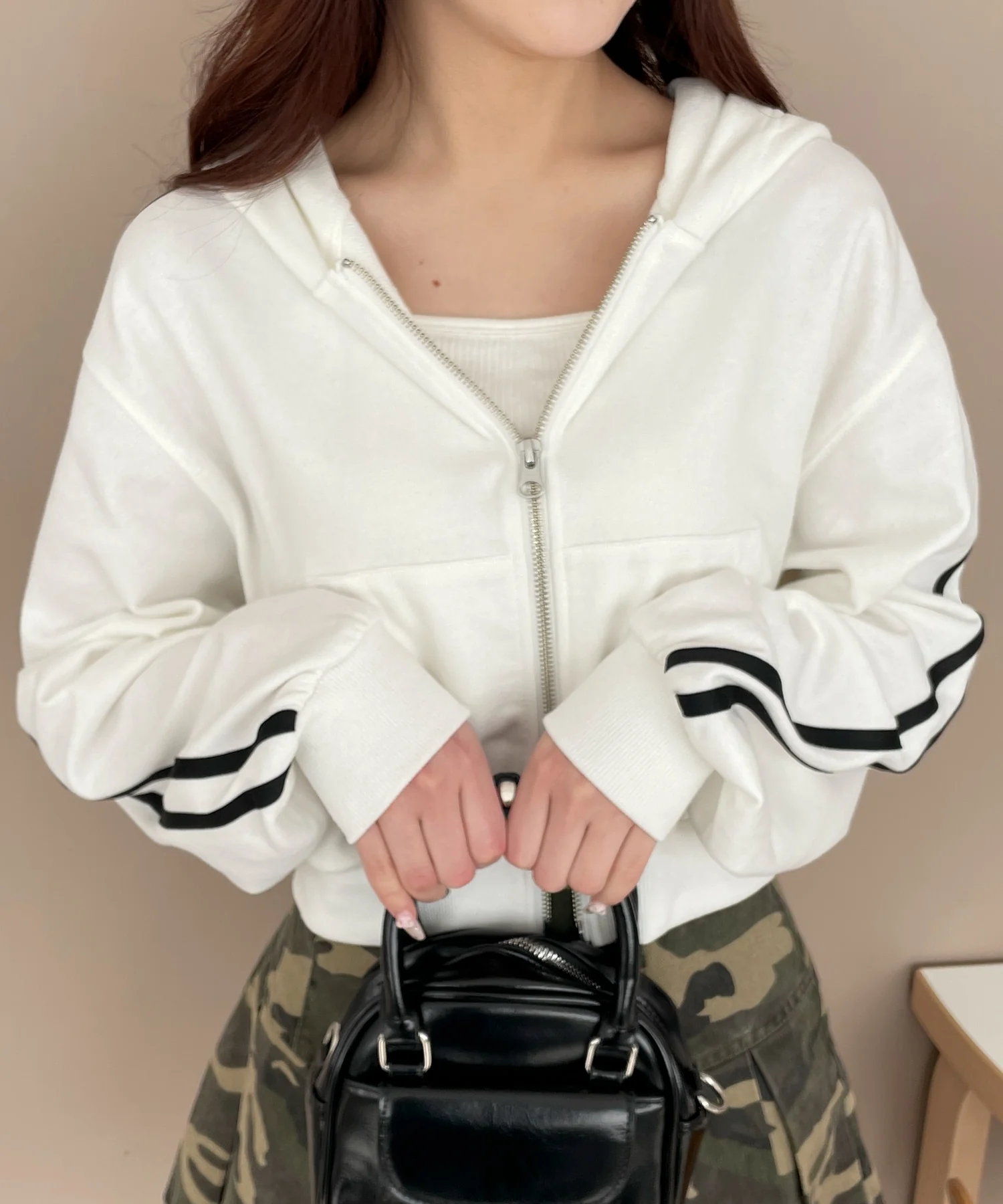 Wジップショートパーカー - Image 17