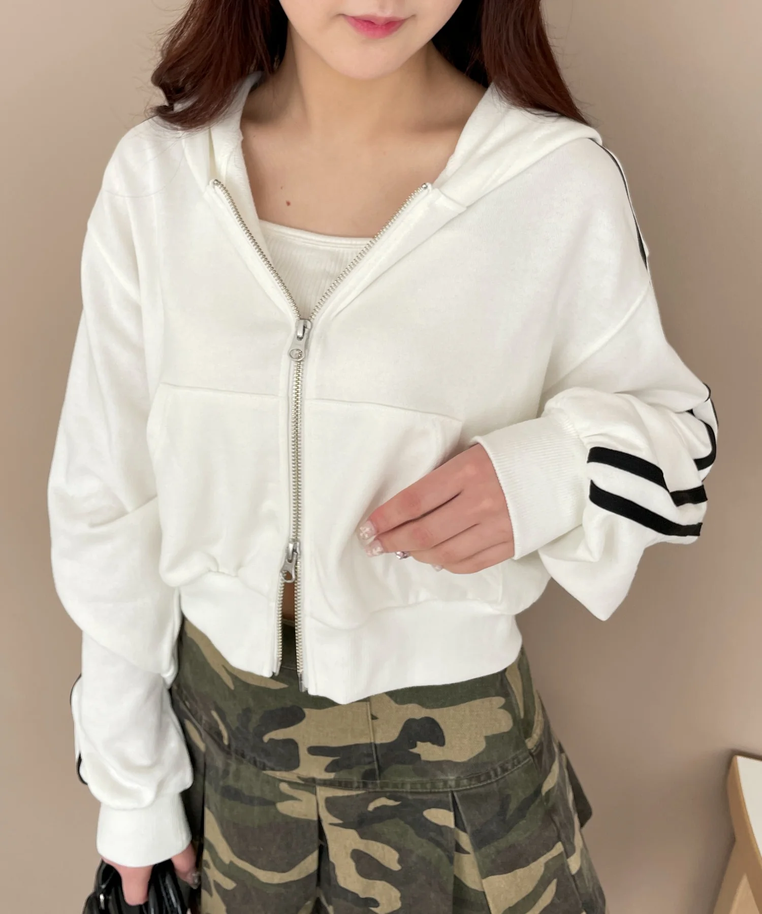 Wジップショートパーカー - Image 18