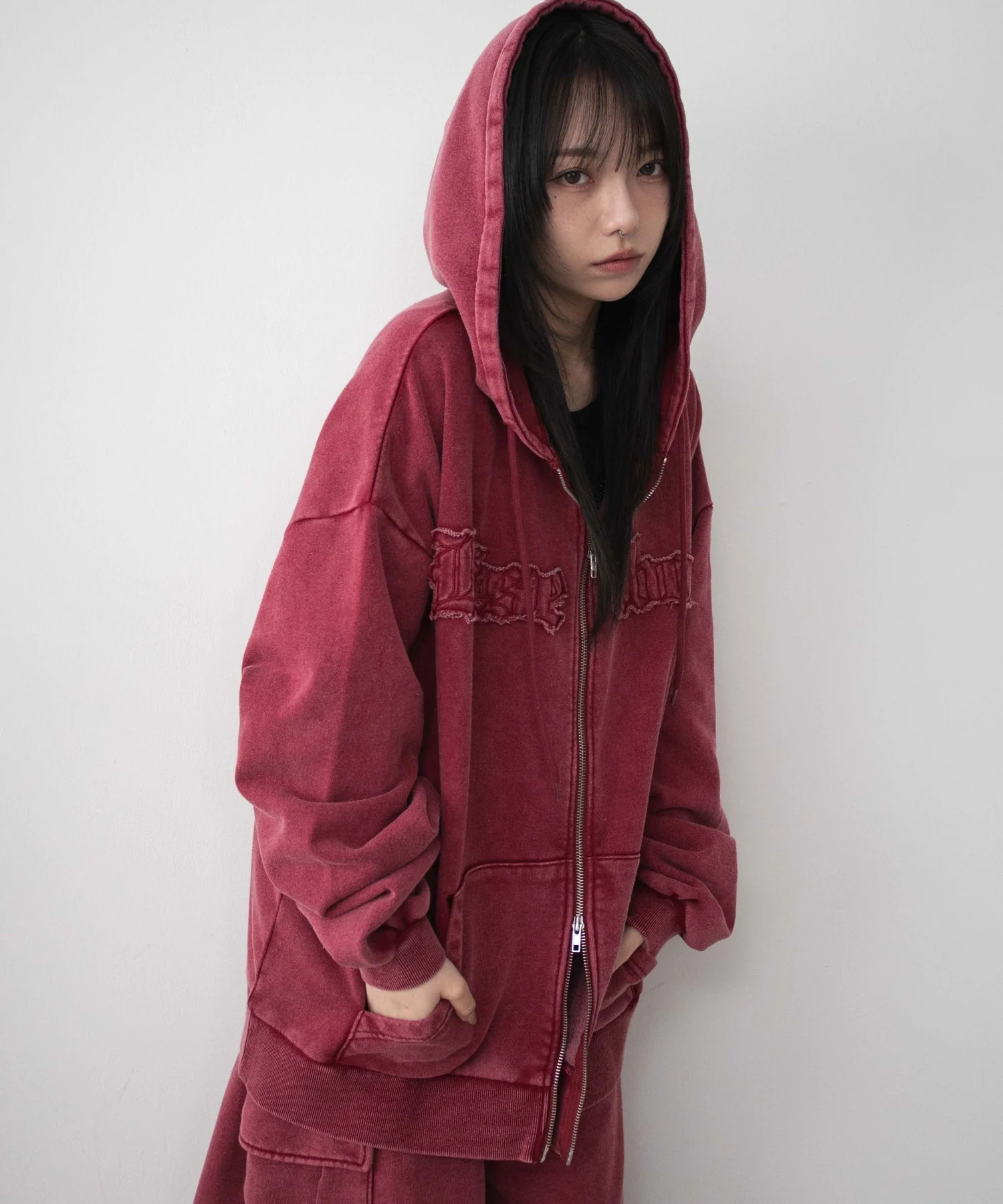 ロゴヴィンテージウォッシュジップパーカー - Image 12