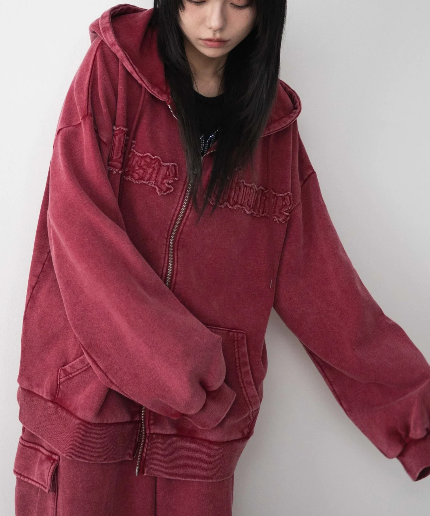 ロゴヴィンテージウォッシュジップパーカー - Image 13