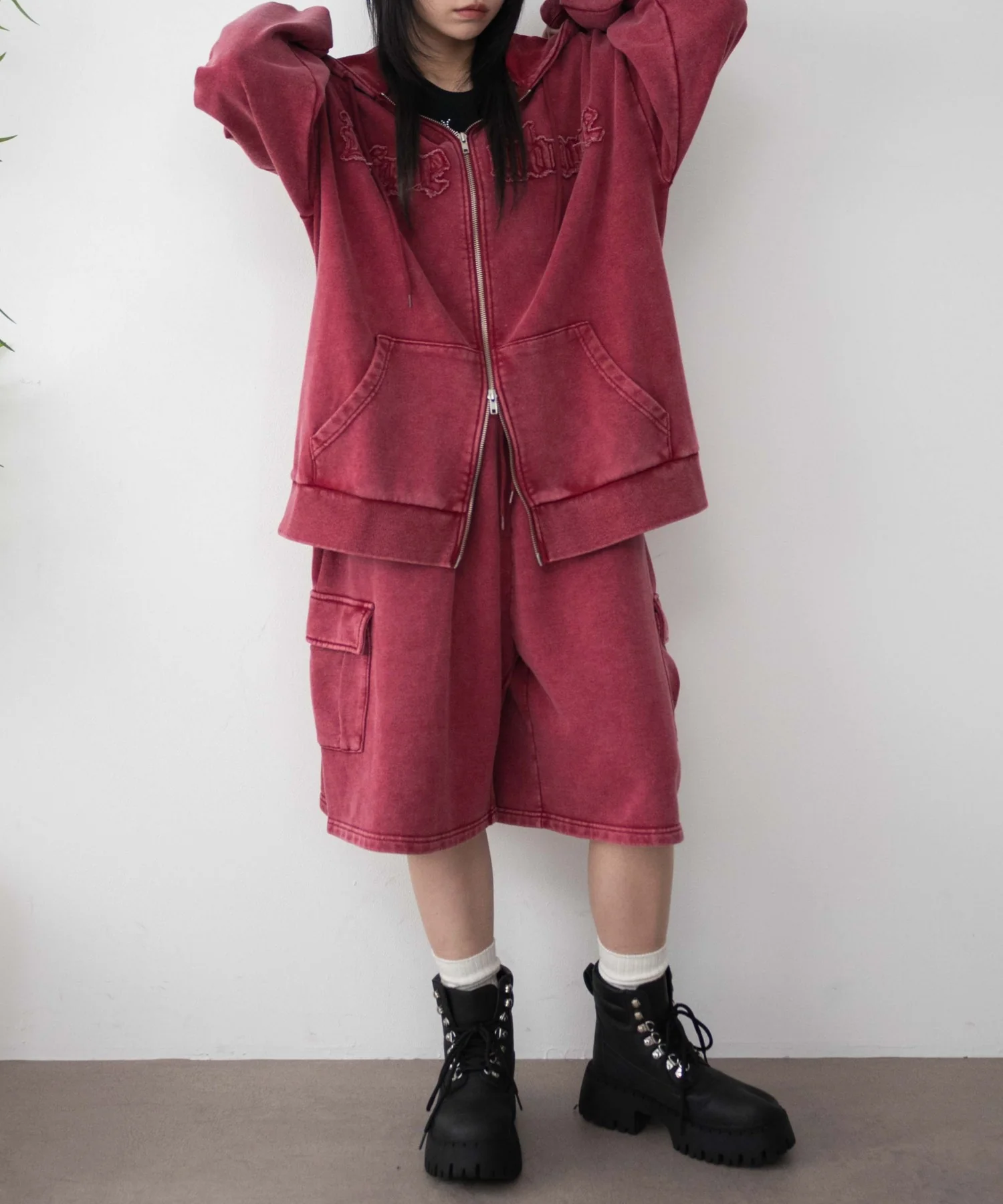 ロゴヴィンテージウォッシュジップパーカー - Image 14