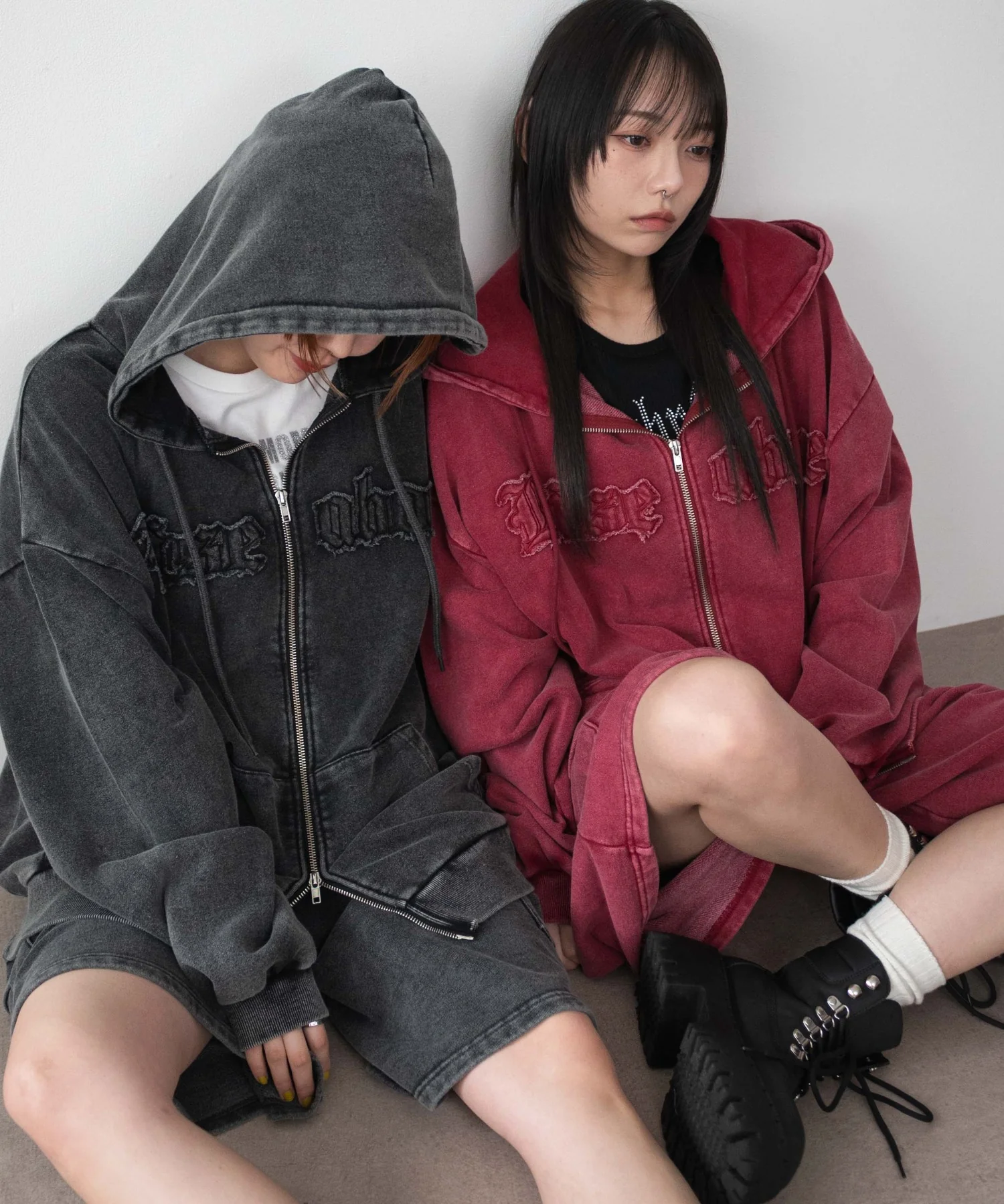 ロゴヴィンテージウォッシュジップパーカー - Image 5